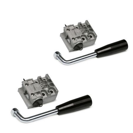 2 Dispositifs de déblocage avec clé à levier CAME A4364